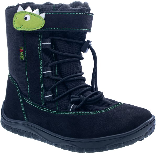 FARE BARE SNĚHULE dětské zimní nepromokavé boty černé