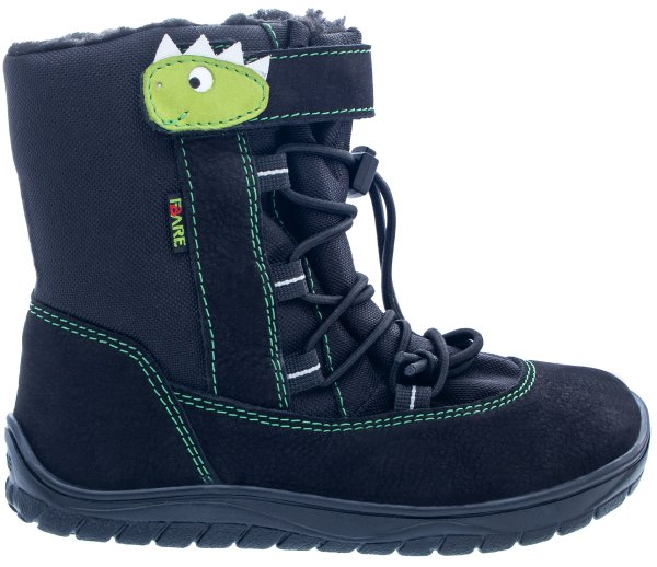 FARE BARE SNĚHULE dětské zimní nepromokavé boty černé