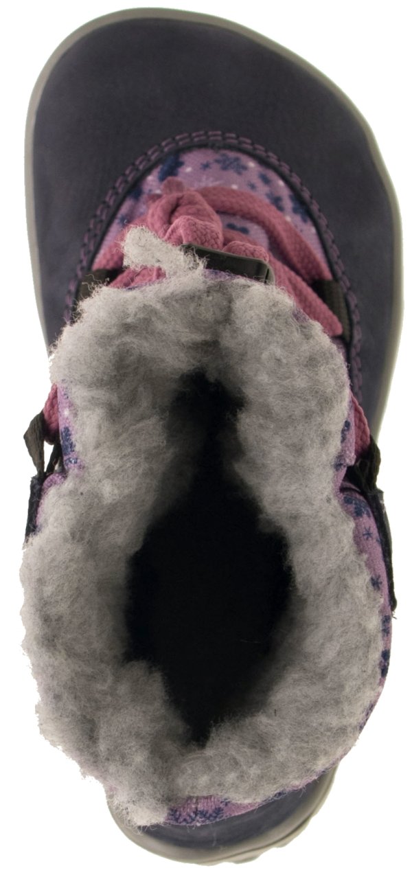 FARE BARE SNĚHULE dětské zimní nepromokavé boty růžové