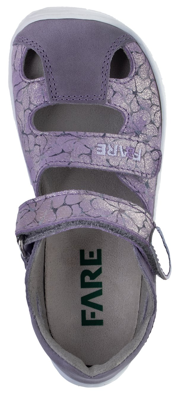 FARE BARE TRIPOLIS dětské sandály fialové