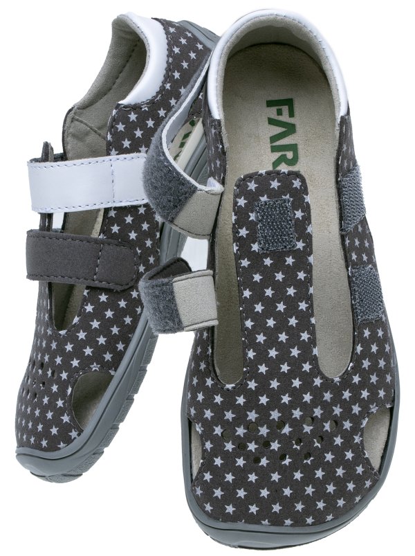 FARE BARE ECONOMIC kid’s summer shoes grey