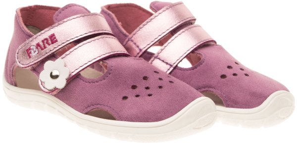 FARE BARE ECONOMIC dětské sandály lila šeřík