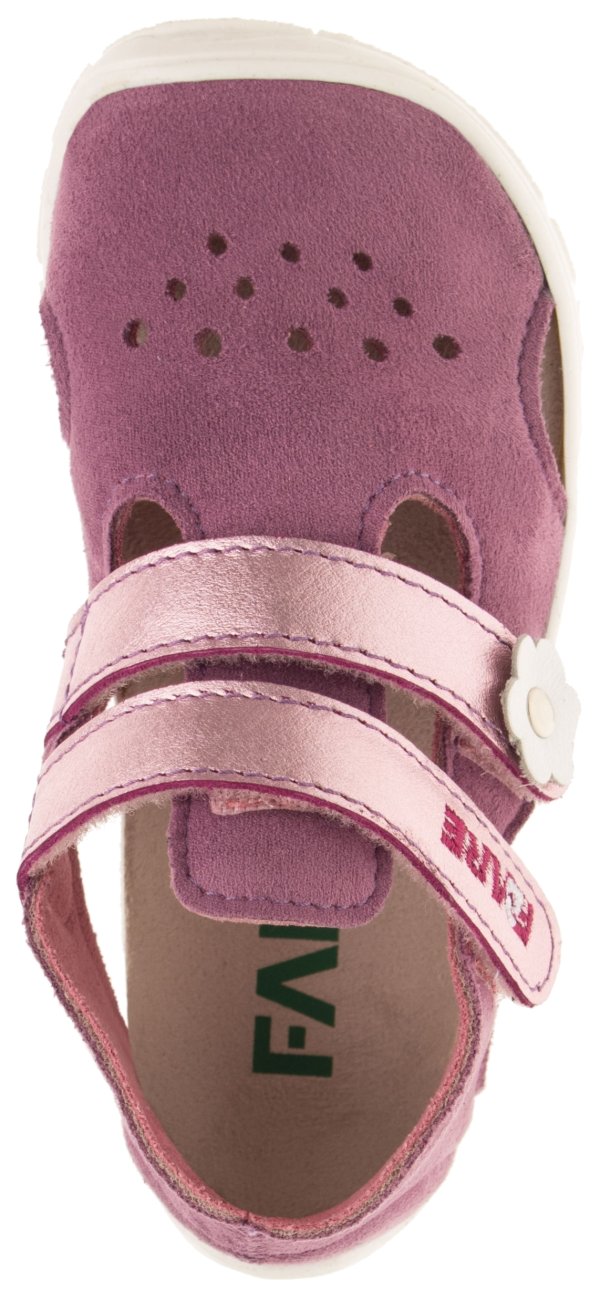 FARE BARE ECONOMIC dětské sandály lila šeřík