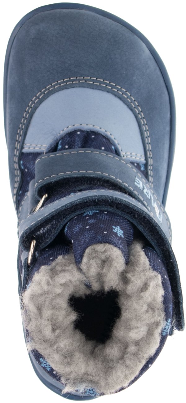 FARE BARE FINKY dětské zimní nepromokavé boty modré