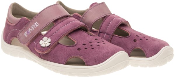 FARE BARE ECONOMIC dívčí sandály růžové