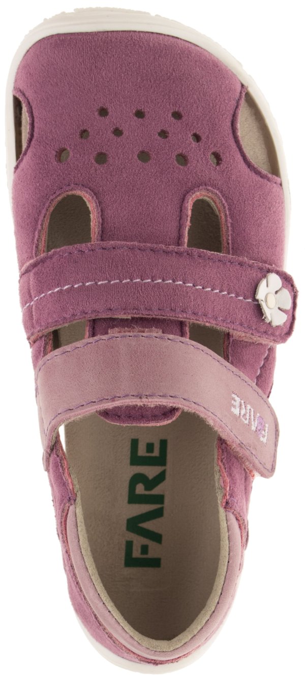 FARE BARE ECONOMIC dívčí sandály růžové