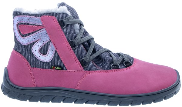 FARE BARE ASPENKY zimní nepromokavé boty růžové