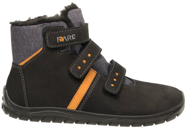 FARE BARE FJORDKY zimní nepromokavé boty černé