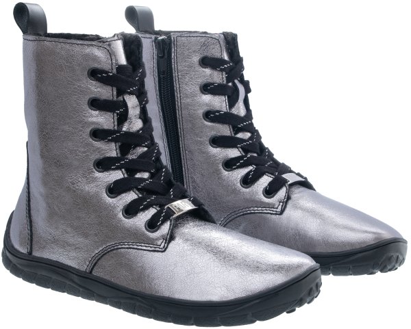 FARE BARE FREYA zimní boty stříbrné