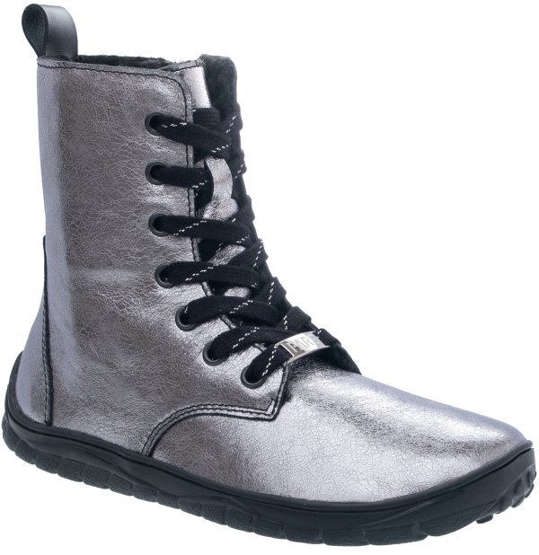 FARE BARE FREYA zimní boty stříbrné