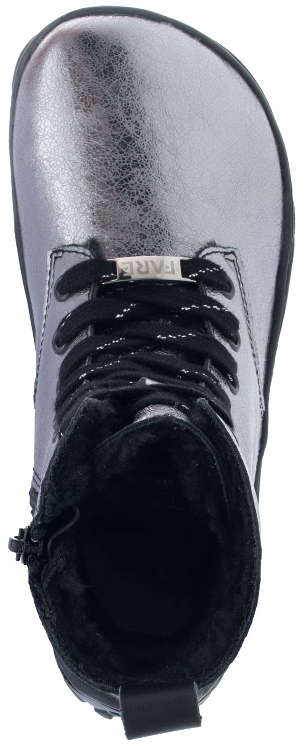 FARE BARE FREYA zimní boty stříbrné