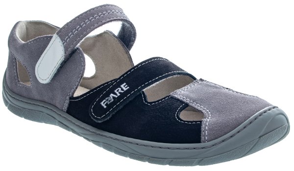 FARE BARE TRIPOLIS sandály černo-šedé