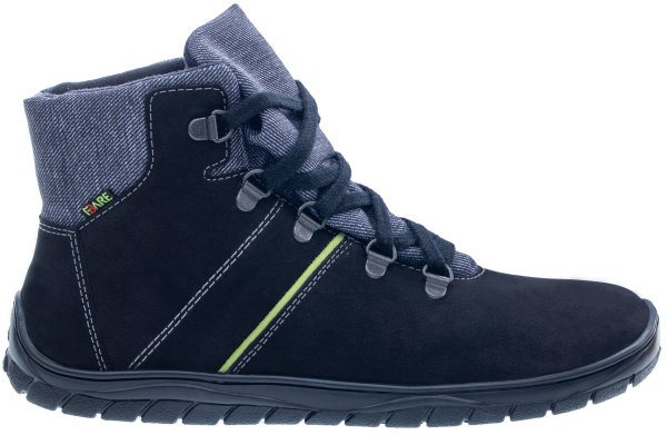 FARE BARE FJORDKY celoroční nepromokavé kotníkové boty černé