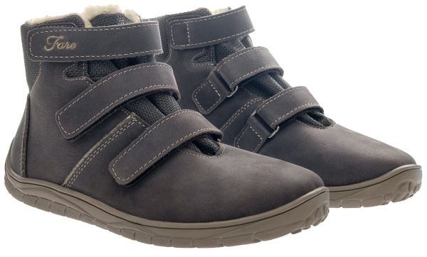 FARE BARE FJORDKY zimní nepromokavé boty hnědé