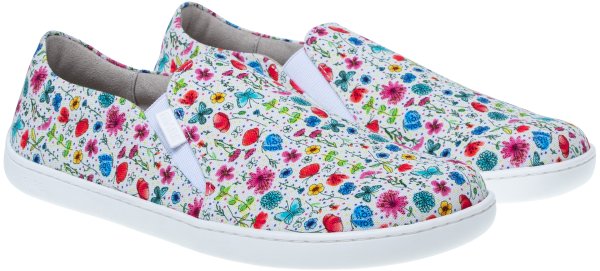 FARE BARE SLIP-ON tenisky flower
