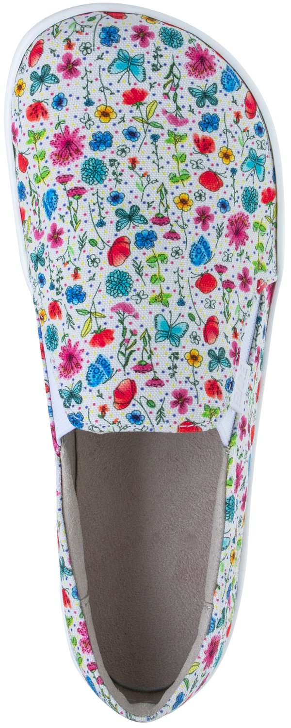 FARE BARE SLIP-ON tenisky flower