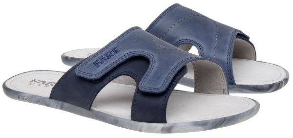 FARE BARE TERRA Pantoletten, blau