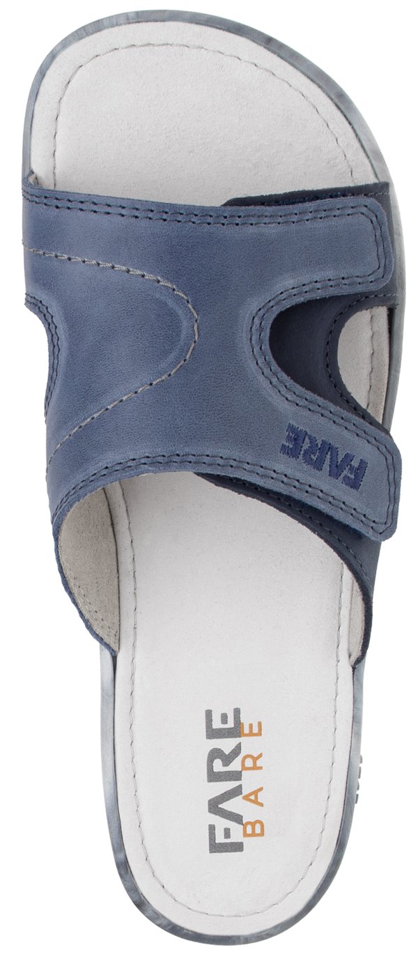 FARE BARE TERRA Pantoletten, blau