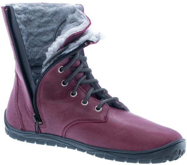 FARE BARE FREYA zimní boty vínová