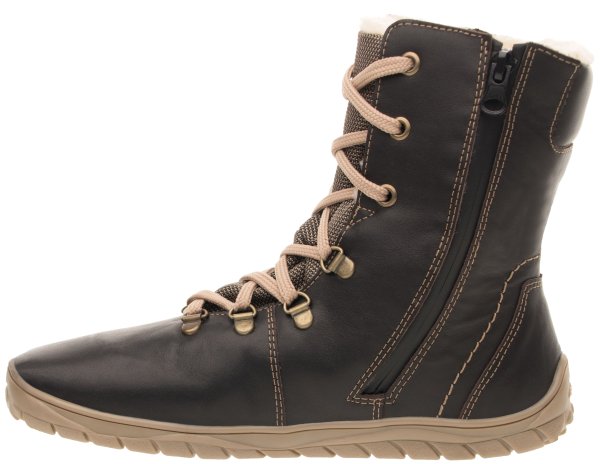 FARE BARE NORRY zimní nepromokavé boty dark chocolate