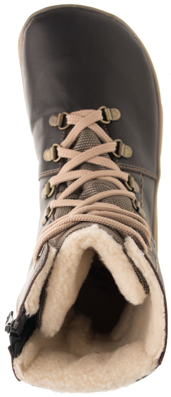 FARE BARE NORRY zimní nepromokavé boty dark chocolate