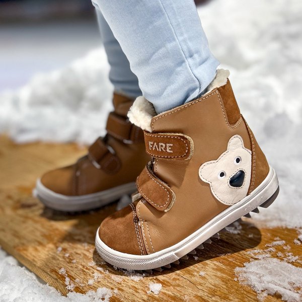 FARE KLASIK TYROLKY kid's winter shoes browm