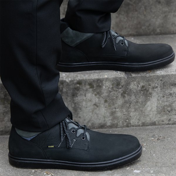 FARE KLASIK pánské celoroční boty černé