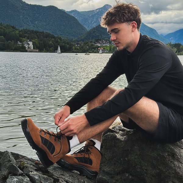 FARE KLASIK Men's all-year trekking shoes brown