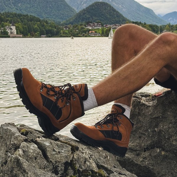 FARE KLASIK Men's all-year trekking shoes brown