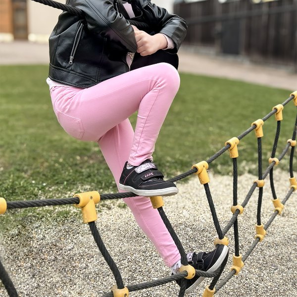 FARE KLASIK VENTO – wasserdichte Kinderschuhe für das ganze Jahr, schwarz