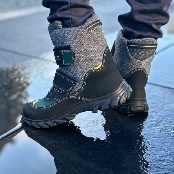 FARE KLASIK POLARIS kid's winter waterproof shoes black