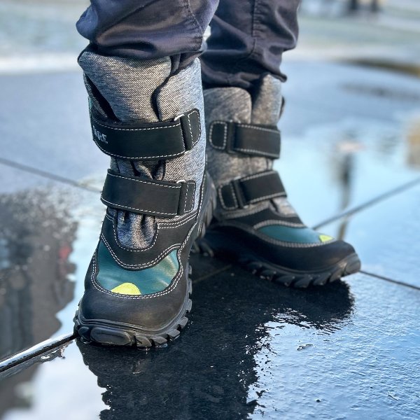 FARE KLASIK POLARIS kid's winter waterproof shoes black