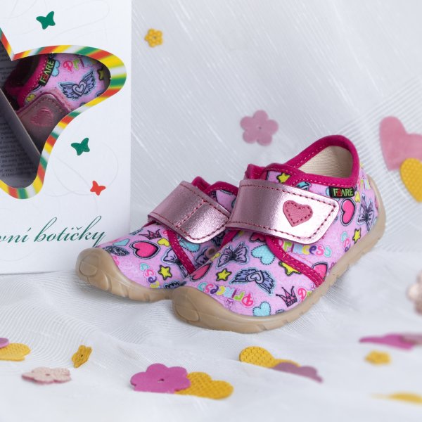 FARE FIRST KIDDY home and slipper shoes pink