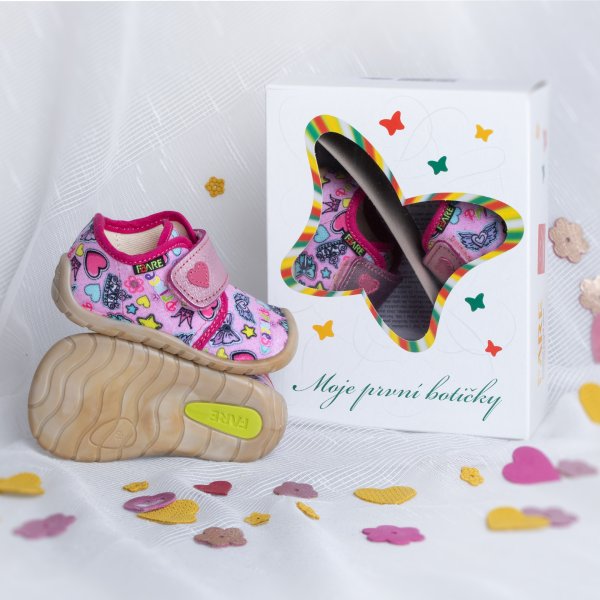 FARE FIRST KIDDY home and slipper shoes pink