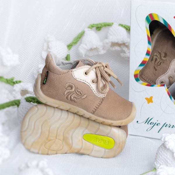 FARE FIRST JOLLY dětské celoroční boty béžové