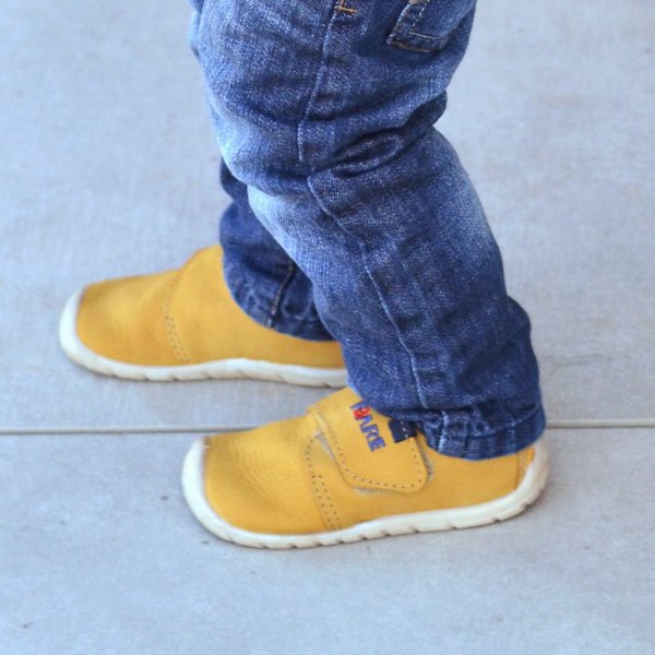 FARE FIRST dětské celoroční boty okrové