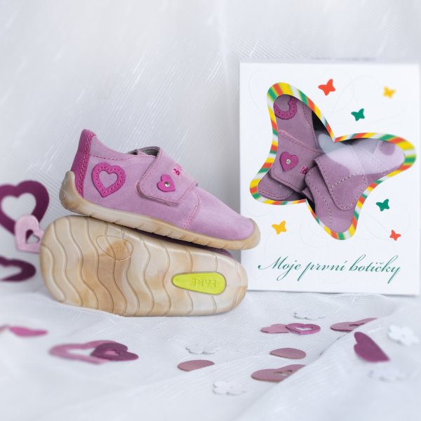 FARE FIRST JOLLY dětské celoroční boty růžové