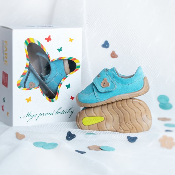 FARE FIRST PEBBLE dětské celoroční boty modré