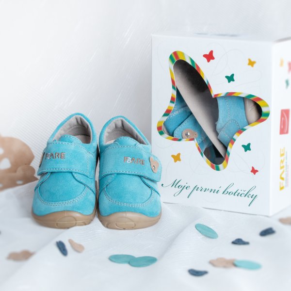 FARE FIRST PEBBLE dětské celoroční boty modré