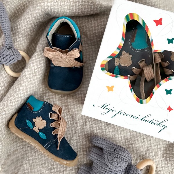 FARE FIRST FOOTSIE dětské celoroční boty modré