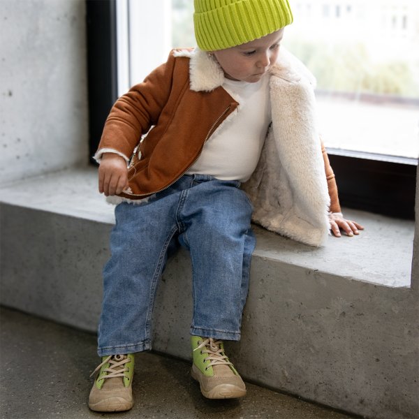 FARE FIRST MINI dětské celoroční boty hnědé