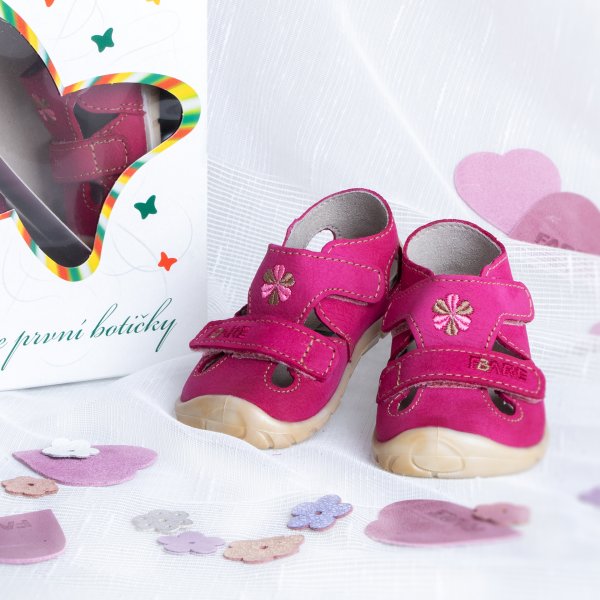 FARE FIRST BALEÁRKY dětské sandálky růžové