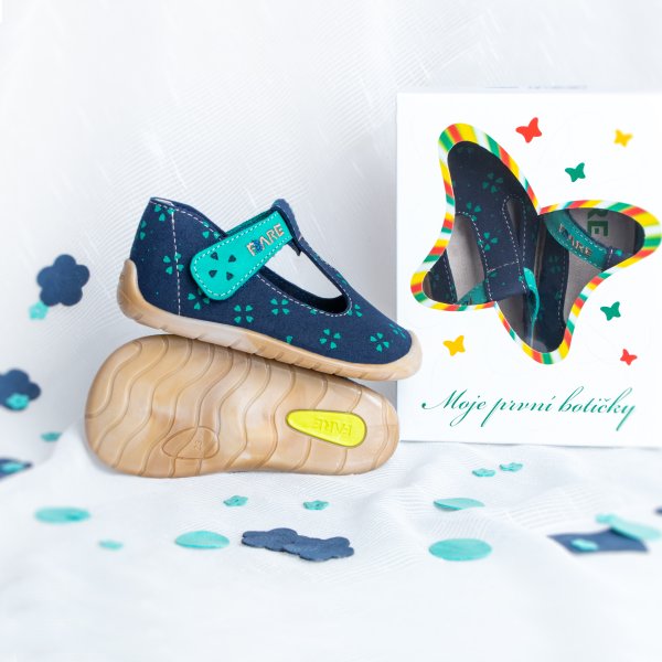 FARE FIRST ECONOMIC dětské sandálky modré