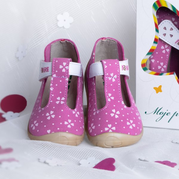 FARE FIRST ECONOMIC dětské sandálky růžové