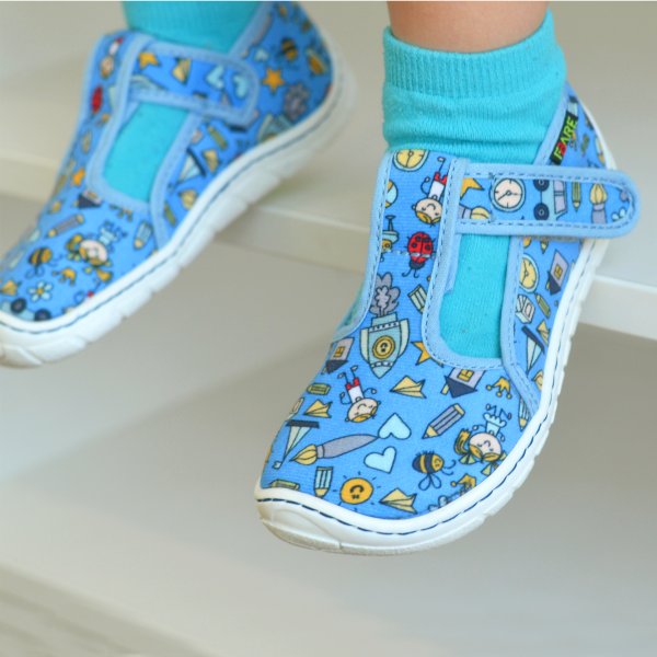 FARE BARE home and slipper shoes blue