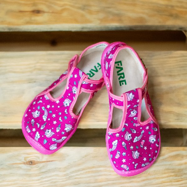 FARE BARE home and slipper shoes pink