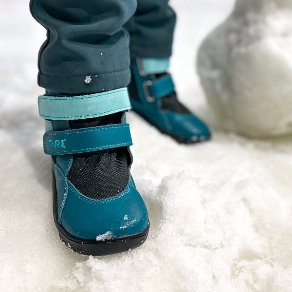 FARE MID-WIDE FROSTKY dětské zimní nepromokavé boty petrolejové