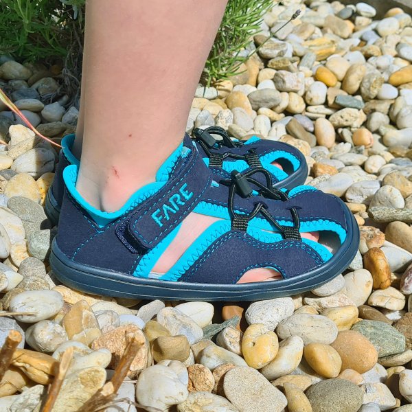 FARE MID-WIDE NEO kid's summer shoes blue