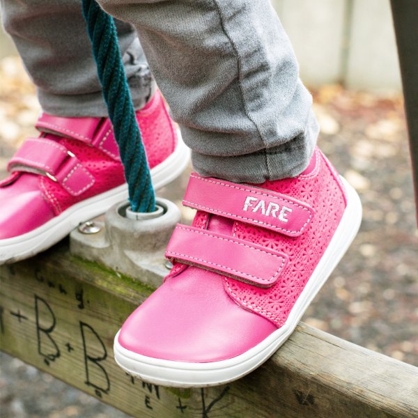FARE MID-WIDE SUMMITKY dětské celoroční boty růžové