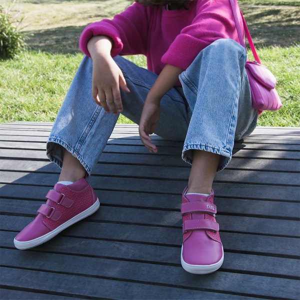 FARE MID-WIDE SUMMITKY dětské celoroční boty růžové